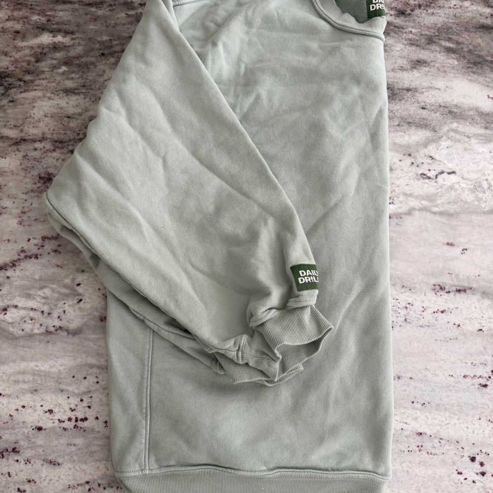 Daily drills sage oversized unisex sweatshirt